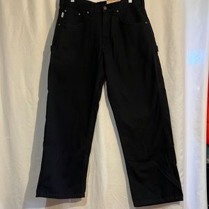 Carhartt loose original fit canvas carpenter jeans w/2 hammer loops-IRREGULAR